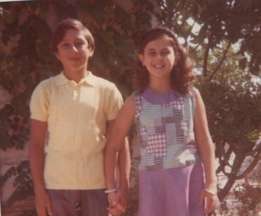 Marc with sister Mona